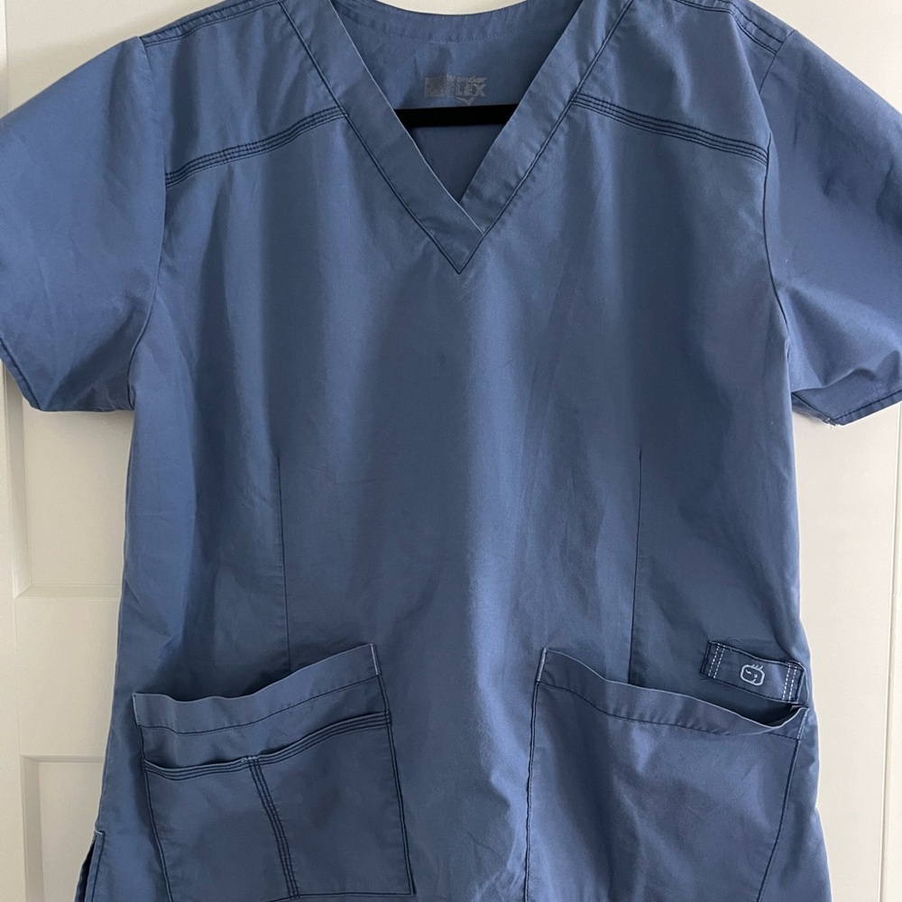 Wonder flex Scrub/Uniform top🩵